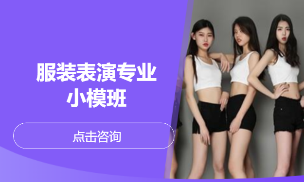 服装表演专业小模班
